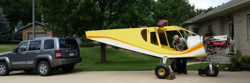 Jeep and 750 running